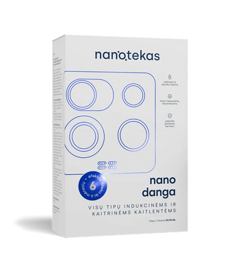 Nano danga viryklėms, kaitlentėms Nanotec cooktop