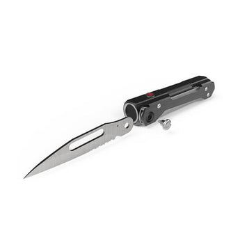 Daugiafunkcinis prožektorius, baterija ir peilis NEBO PAL + Knife (400 liumenų)