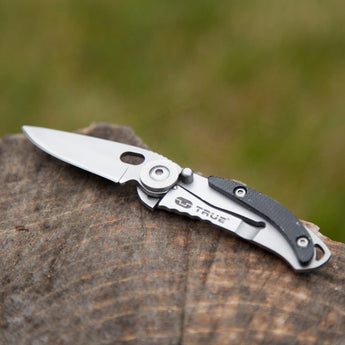 Minimalistinis kišeninis peiliukas True Utility SKELETONKNIFE