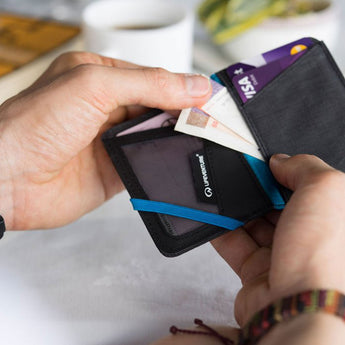 Kelioninis banko kortelių dėklas su RFID apsauga Lifeventure Card Wallet