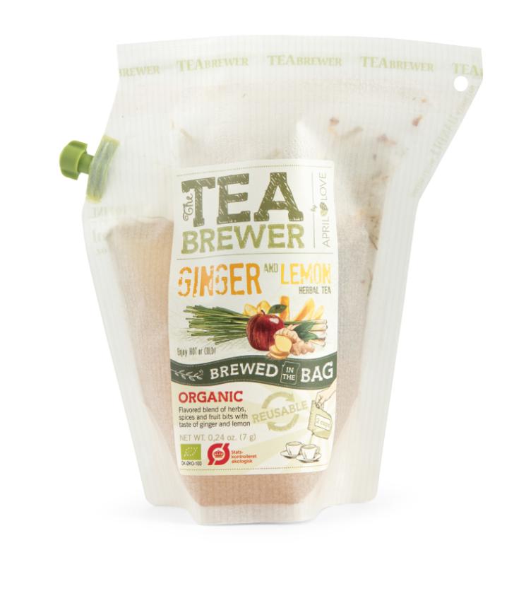 Žolelių arbata Teabrewer - Ginger and Lemon