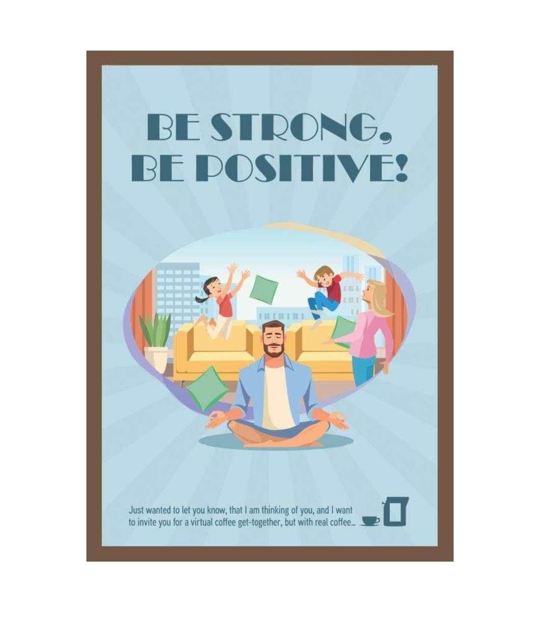 Atvirukas Su Kava Be Positive