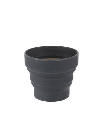 Daugkartinis suspaudžiamas puodelis Lifeventure Ellipse Collapsible Cup, 350 ml. - Tamsiai pilka (Graphite)