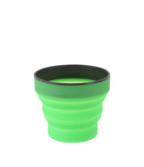 Daugkartinis suspaudžiamas puodelis Lifeventure Ellipse Collapsible Cup, 350 ml. - Žalia (Green)