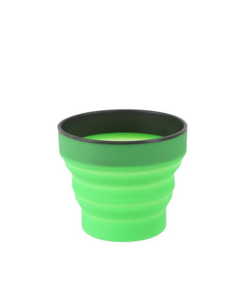 Daugkartinis suspaudžiamas puodelis Lifeventure Ellipse Collapsible Cup, 350 ml. - Žalia (Green)