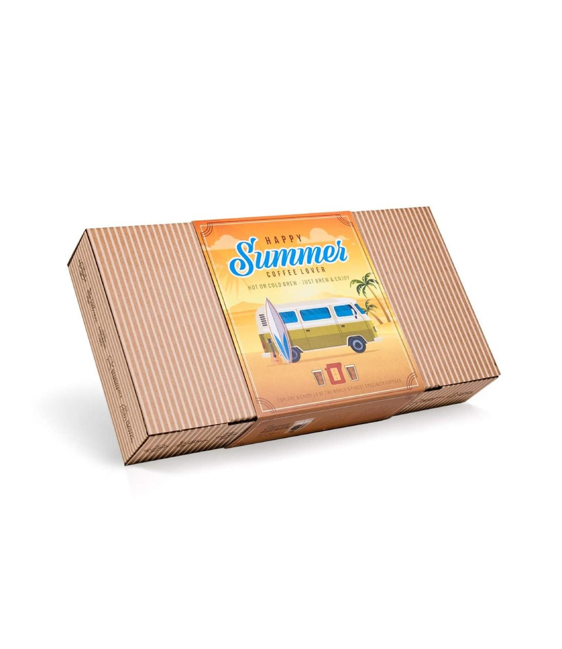 Kavos dovanų rinkinys Coffeebrewer Happy Summer, 10 pakelių