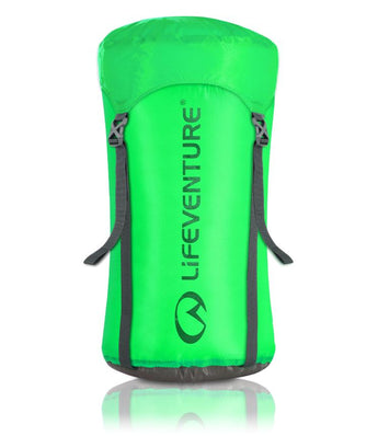 Kompresinis maišas Lifeventure Ultralight Compression Sack (5 / 10 / 15 litrų talpos) - 15 litrų - žalias