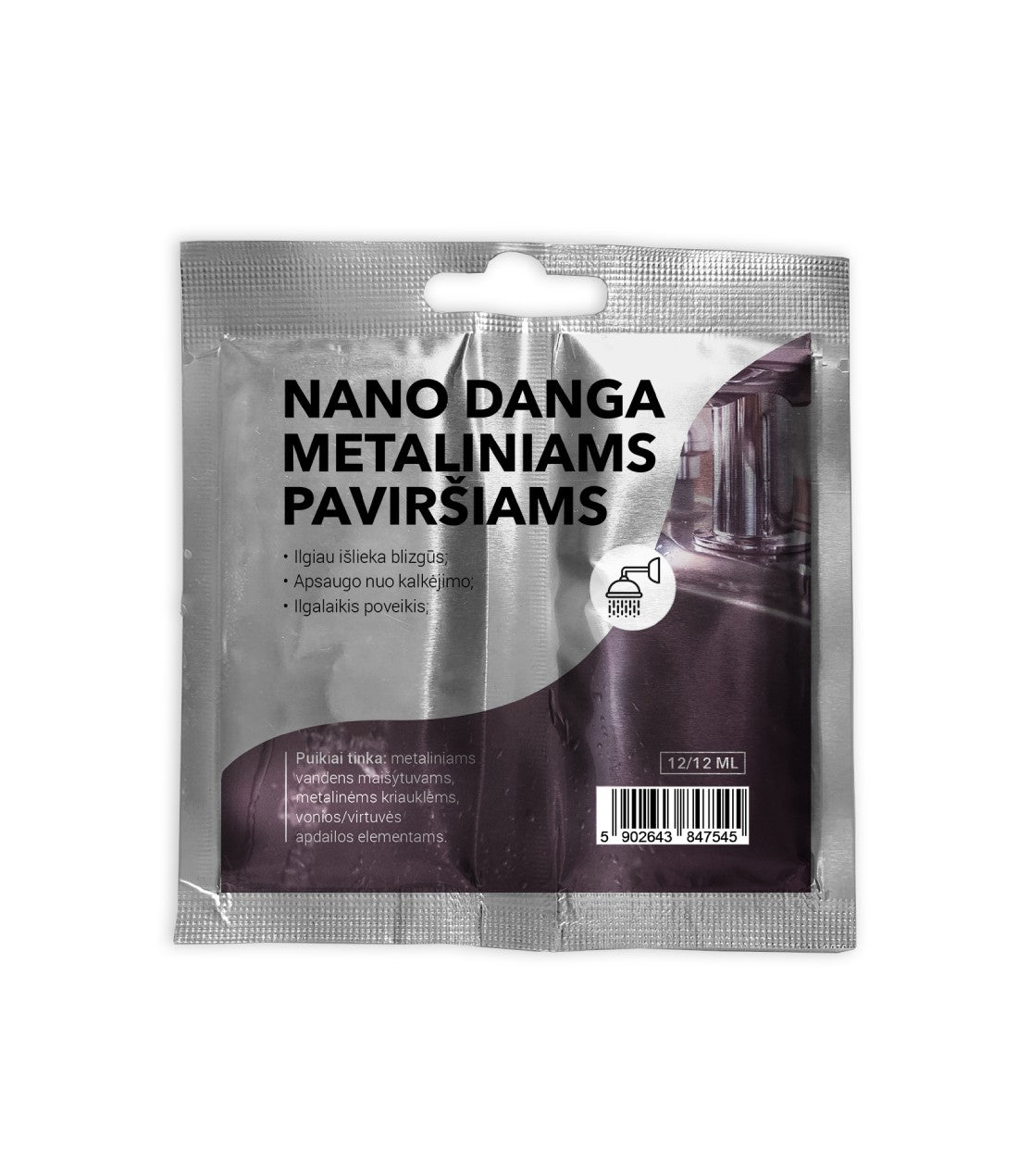 Nano danga metaliniams paviršiams