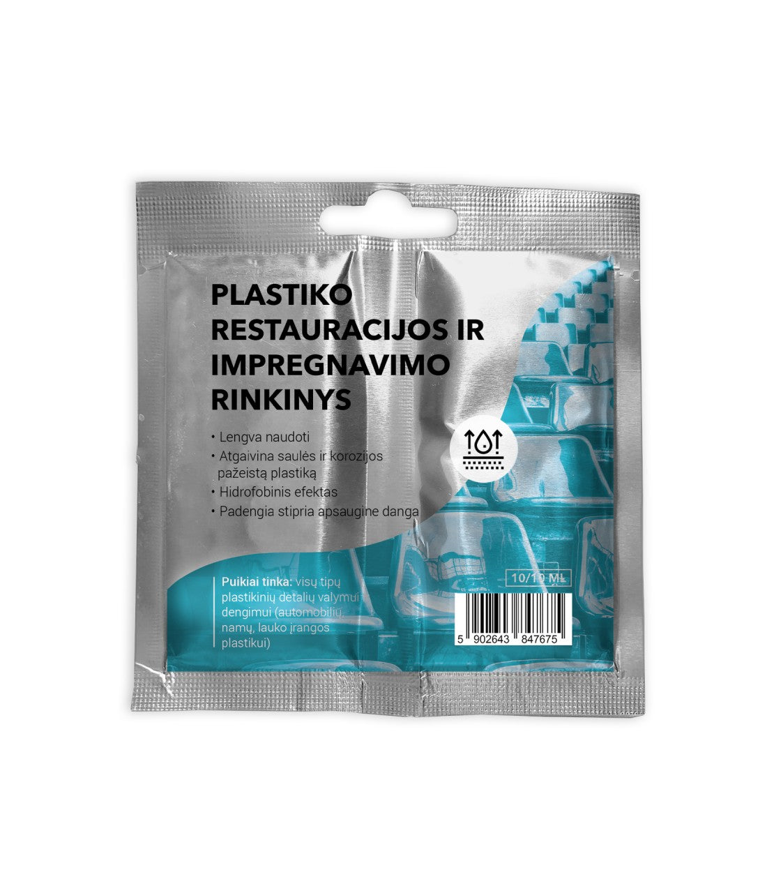 Vienkartinė nano danga plastiko restauravimui ir impregnavimui (10/10ml)